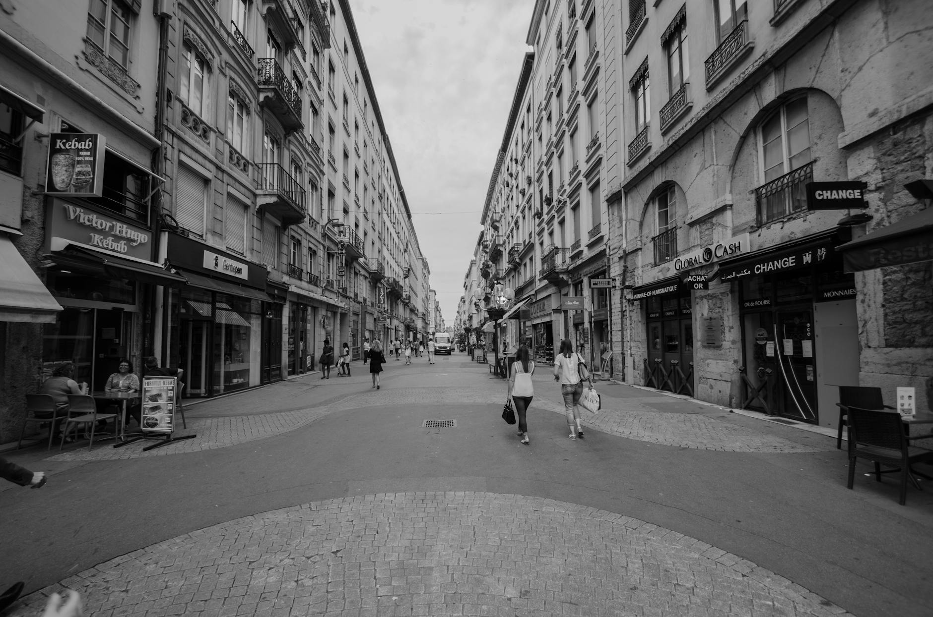 The historic brick facades of the former Watertown Arsenal, beautifully preserved under a clear New England sky.